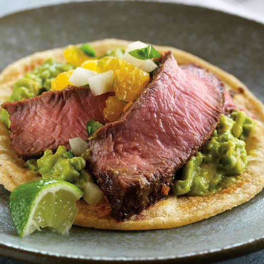 Mini Beef Tacos with Citrus Salsa