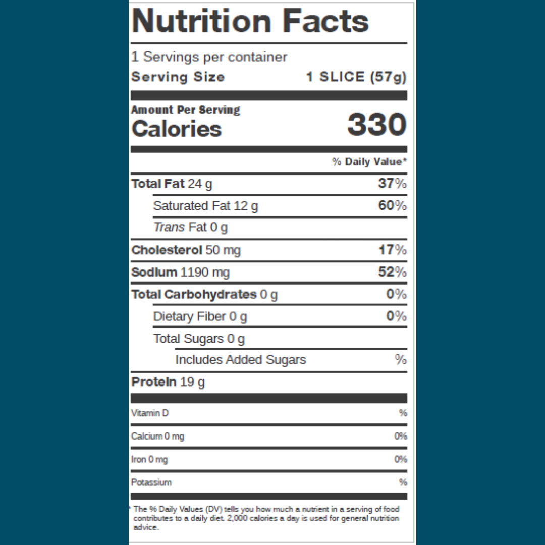 Applewood Smoked Bacon 1/2" Thick