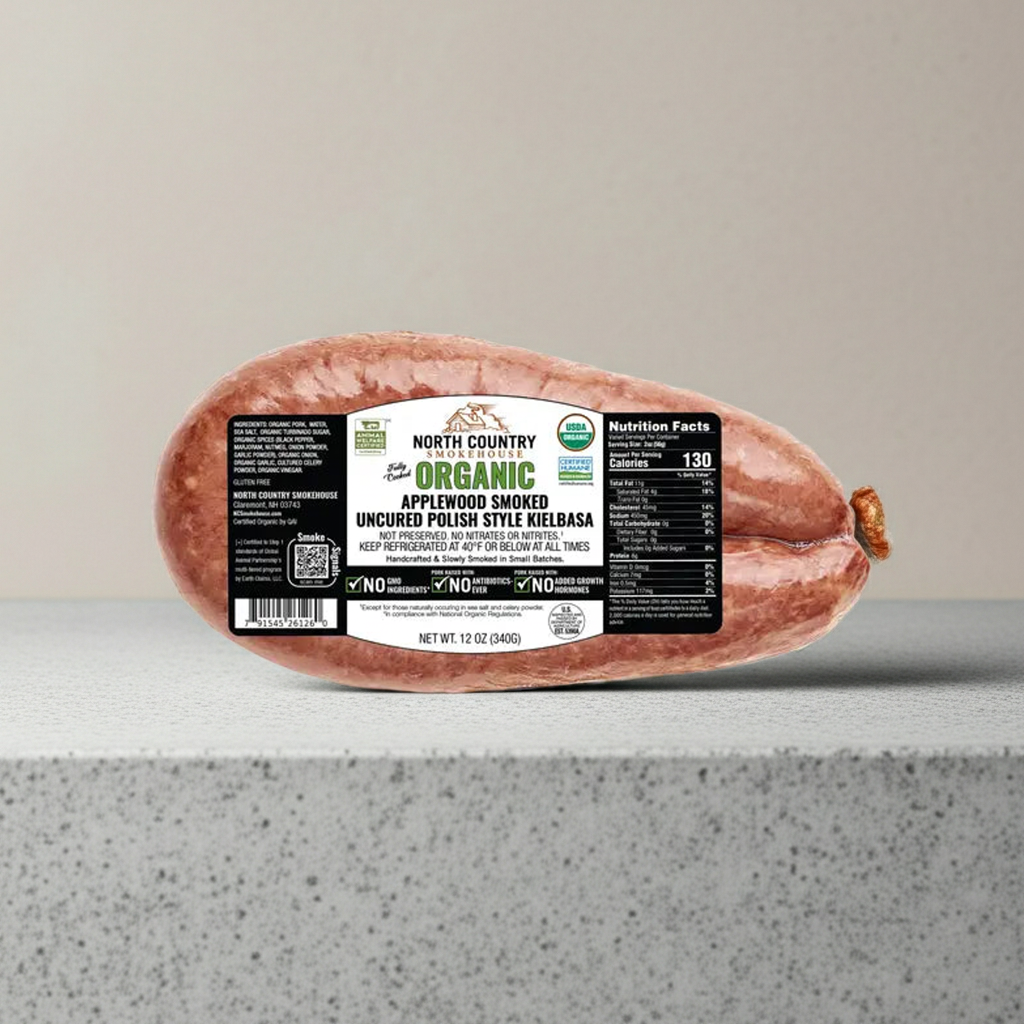 Organic Applewood Smoked Uncured Kielbasa