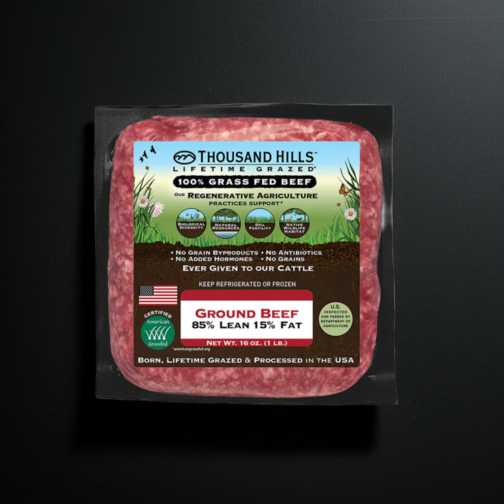 Ground Beef 85/15, Grass-Fed