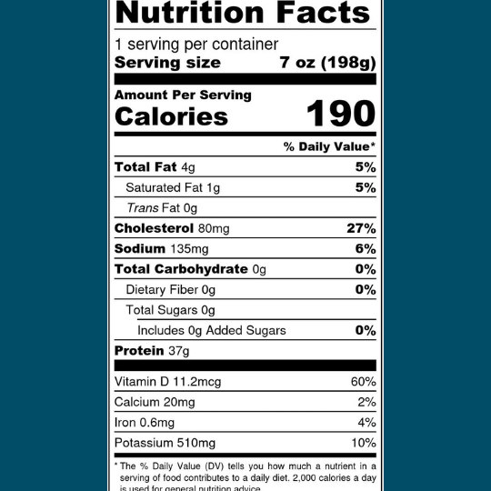 Chilean Sea Bass, Skin-off