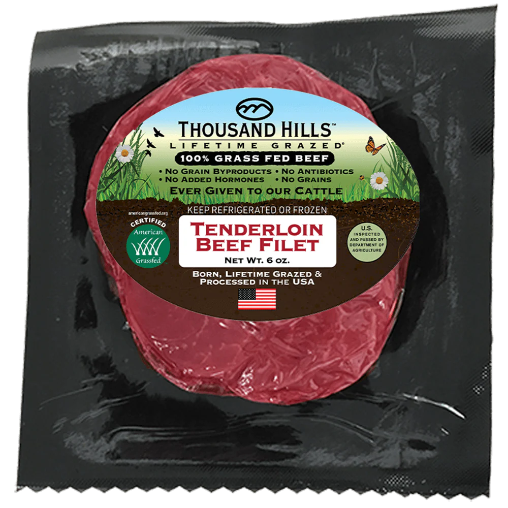 Filet Mignon, Grass-fed, 6oz