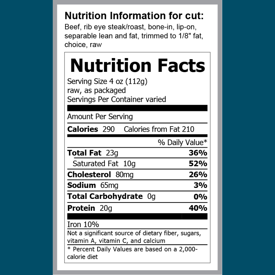 Costilla asada de primera calidad, SignaturePRIME