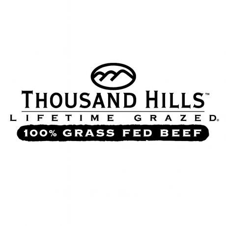 Thousand Hills beef logo on a white background