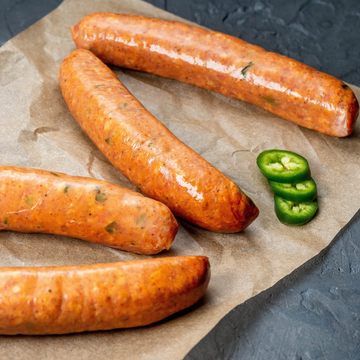 Jalapeno & White Cheddar Duroc Pork Sausage