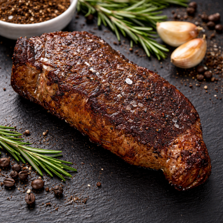 Pan-Seared NY Strip Steak Recipe
