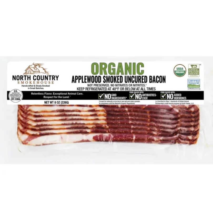 Organic Applewood Smoked Uncured Bacon