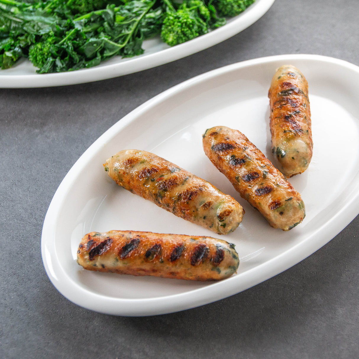 Italian Chicken Sausage with Broccoli Rabe