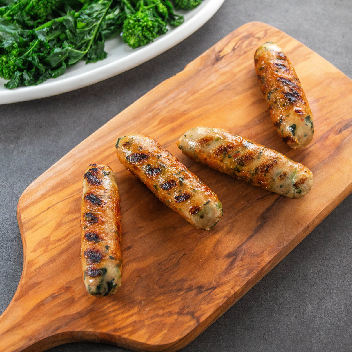 Italian Chicken Sausage with Broccoli Rabe