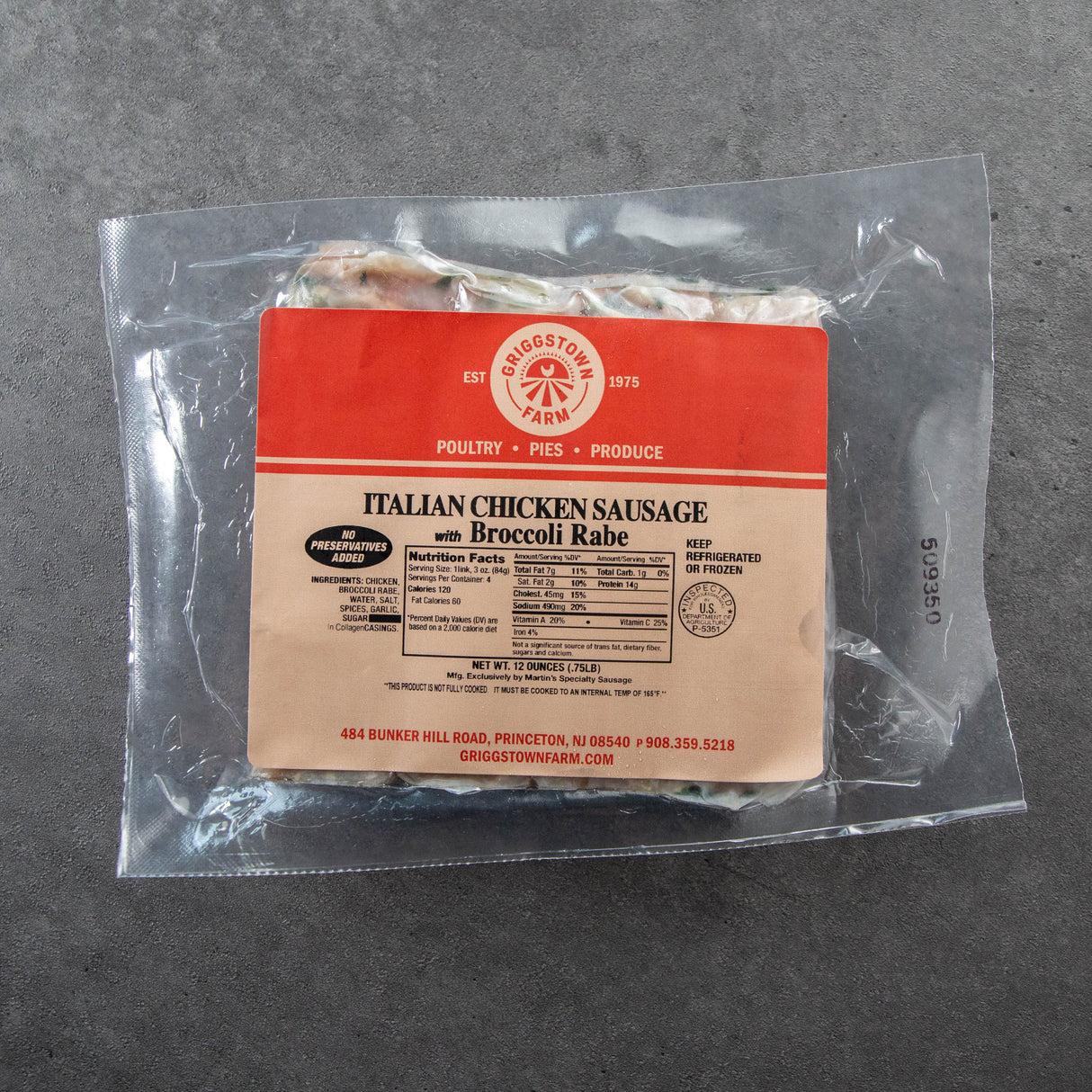 Italian Chicken Sausage with Broccoli Rabe