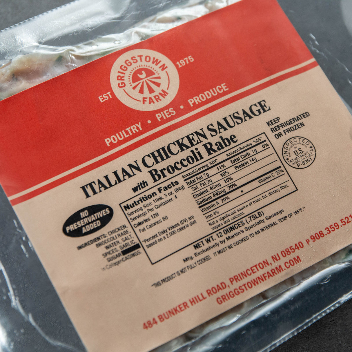 Italian Chicken Sausage with Broccoli Rabe
