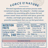 Grass-Fed Bison & Beef Sausage with Jalapeno & Cheddar