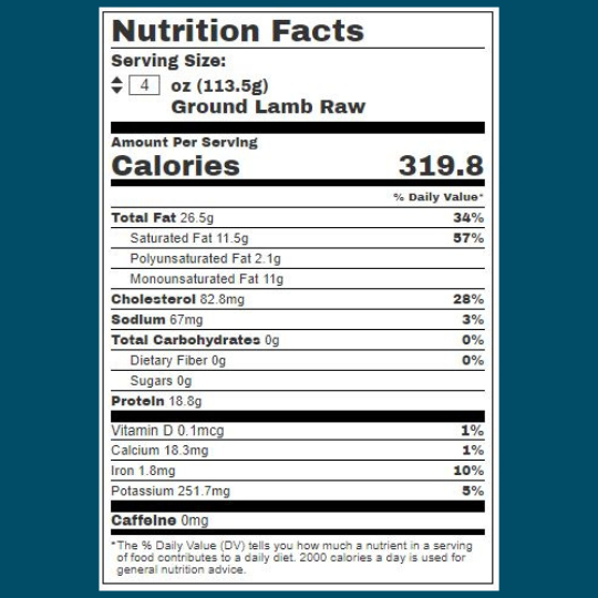 Ground Lamb