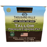 Beef Tallow, Grass Fed, Premium Cooking Fat