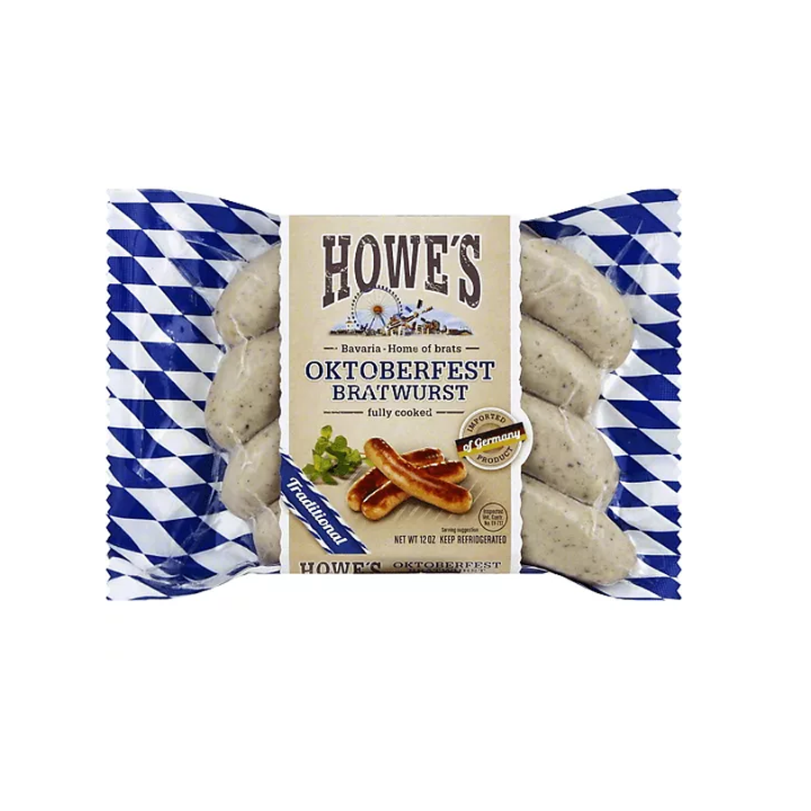 Bratwurst Oktoberfest de HoWe, 12 oz