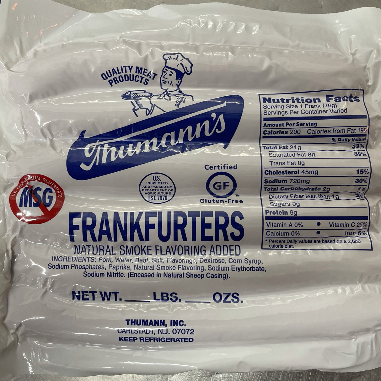 Thumann's Natural Hot Dogs